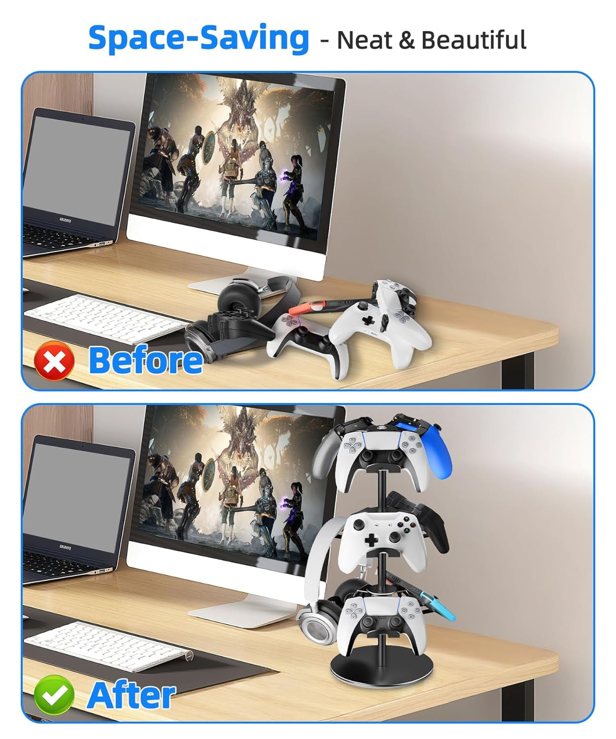 Premium Aluminum Alloy Gamepad Stand